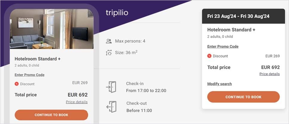 Tripilio Booking Engine Go product image 2