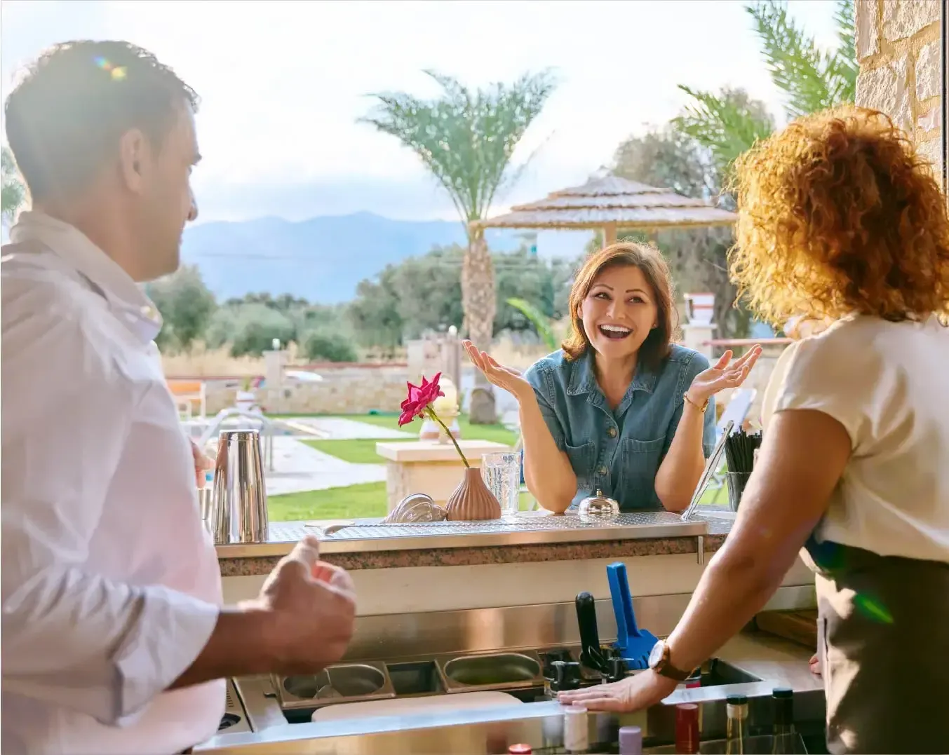 leistungsstarken teams im hotel