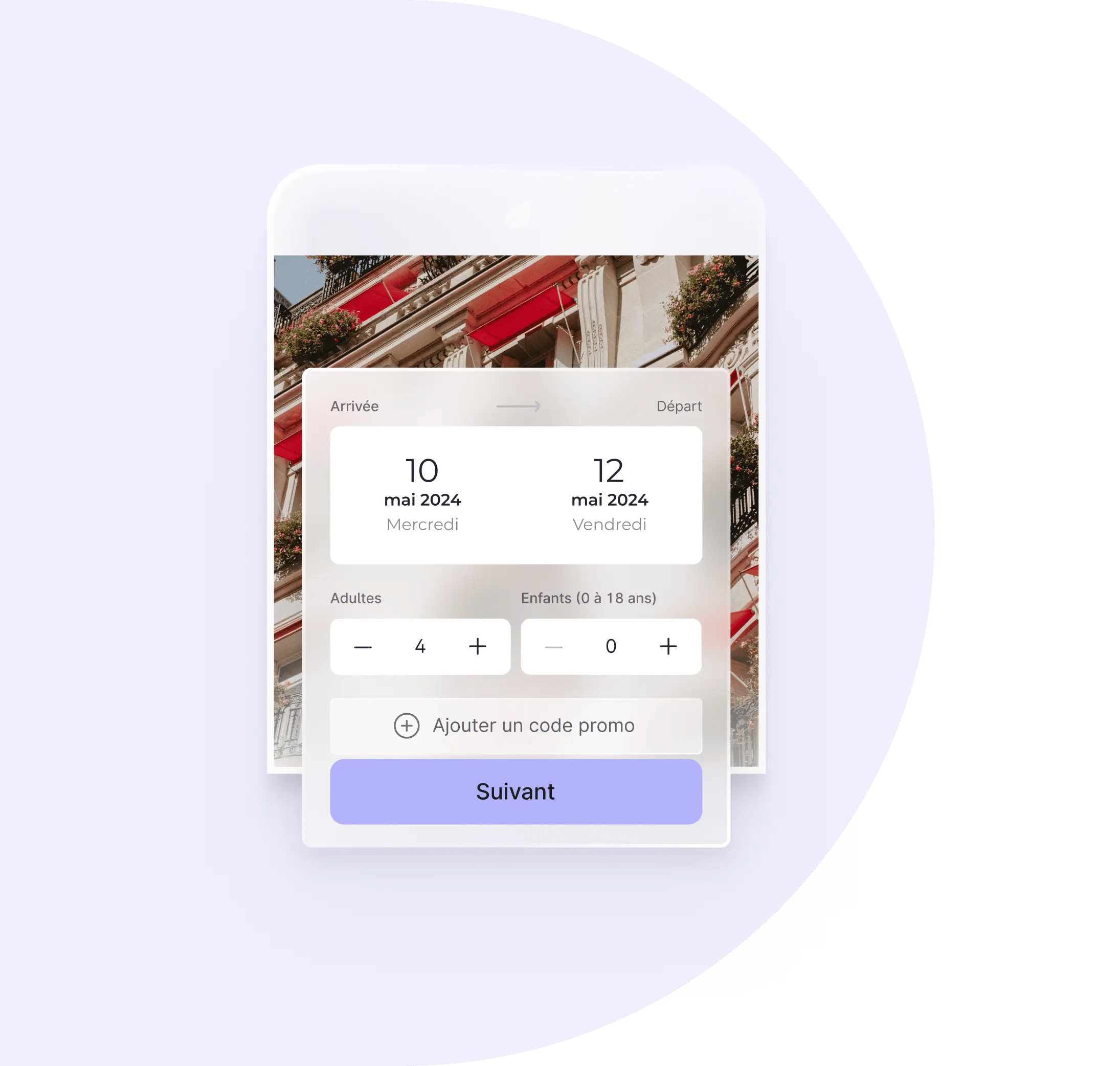 Moteur de réservation