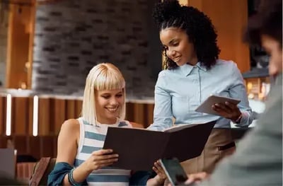 performance menu restaurant