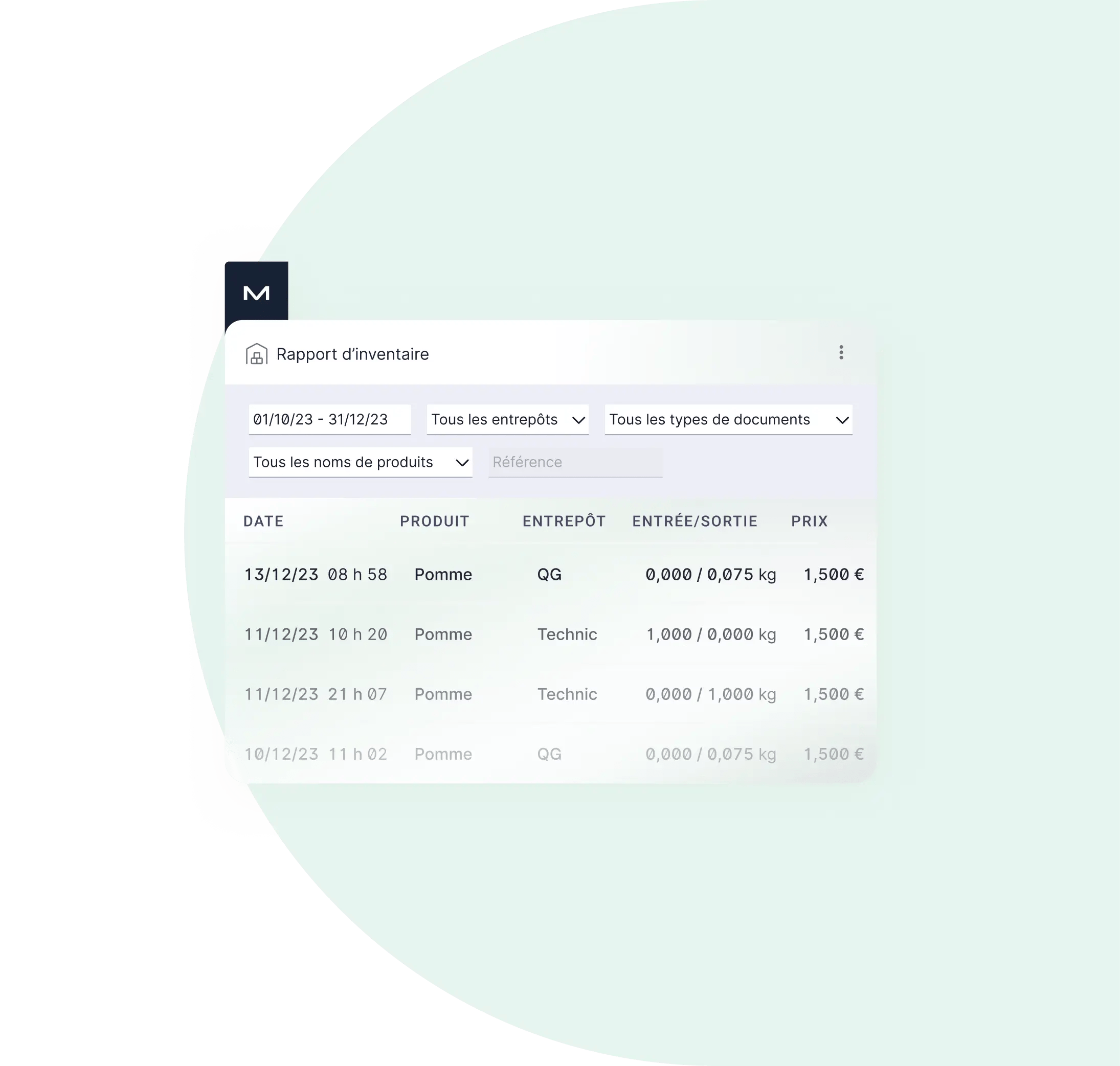 Logiciel intégré et automatisé 