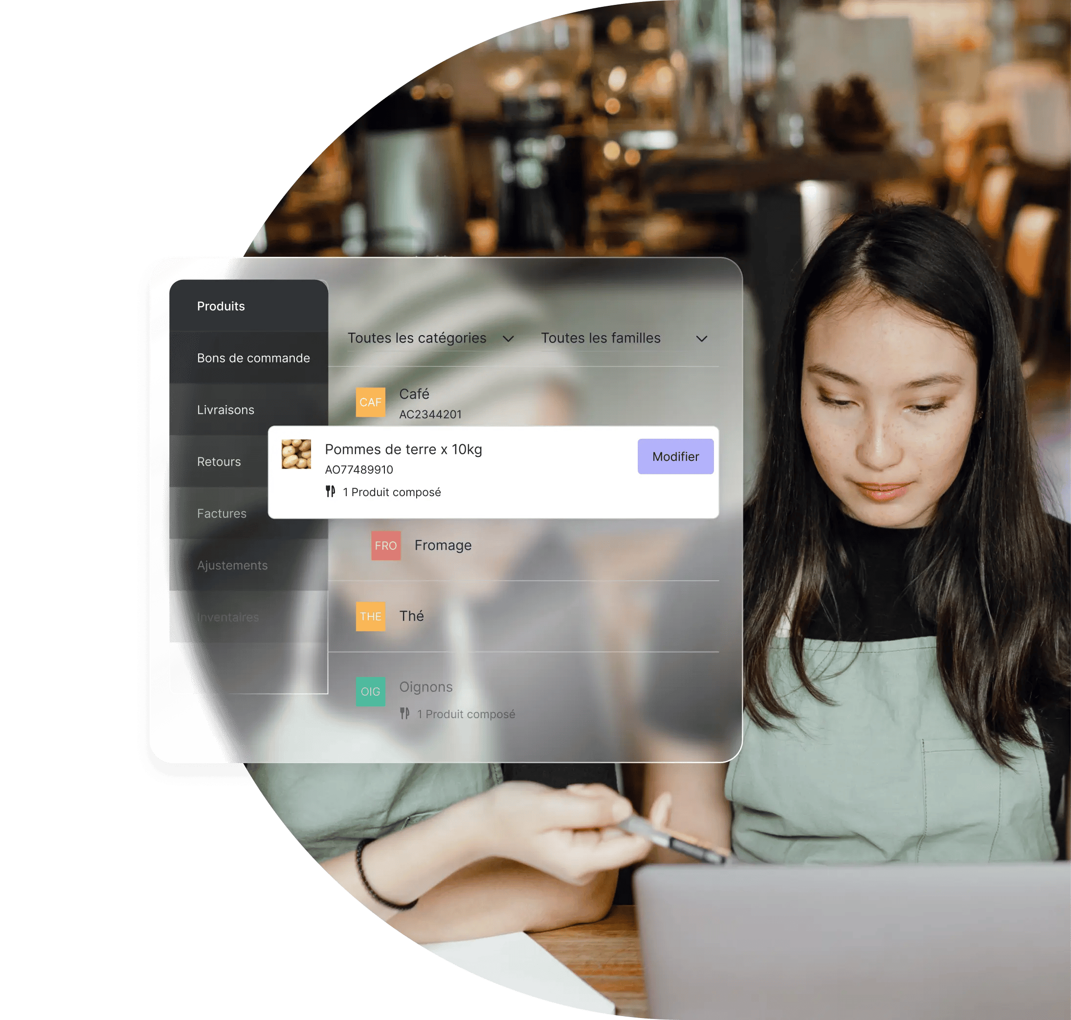 Logiciel hôtelier de gestion d'inventaire 