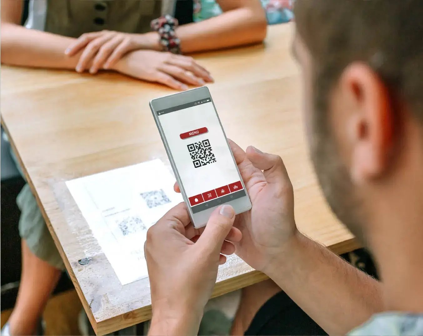 menu qr code en restauration 