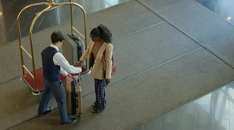 Qué es un botones de hotel