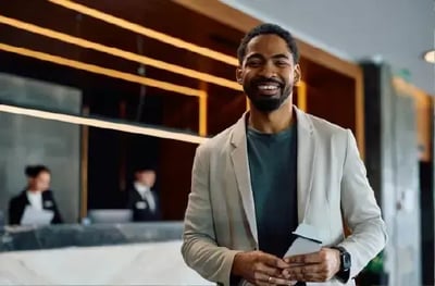 attente réception hotel